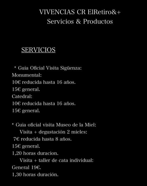 Vila El Retiro & Gastro Vivencias Siguenza Exteriér fotografie